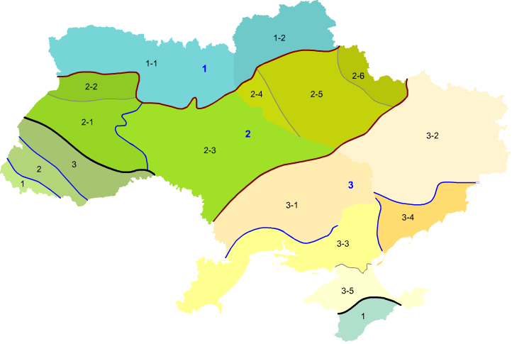 Карта гідрологічного районування